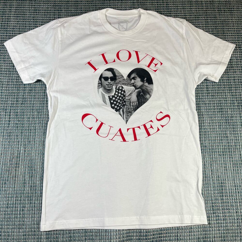 Eswic “I Love Cuates” White T Shirt Mens Sz S New